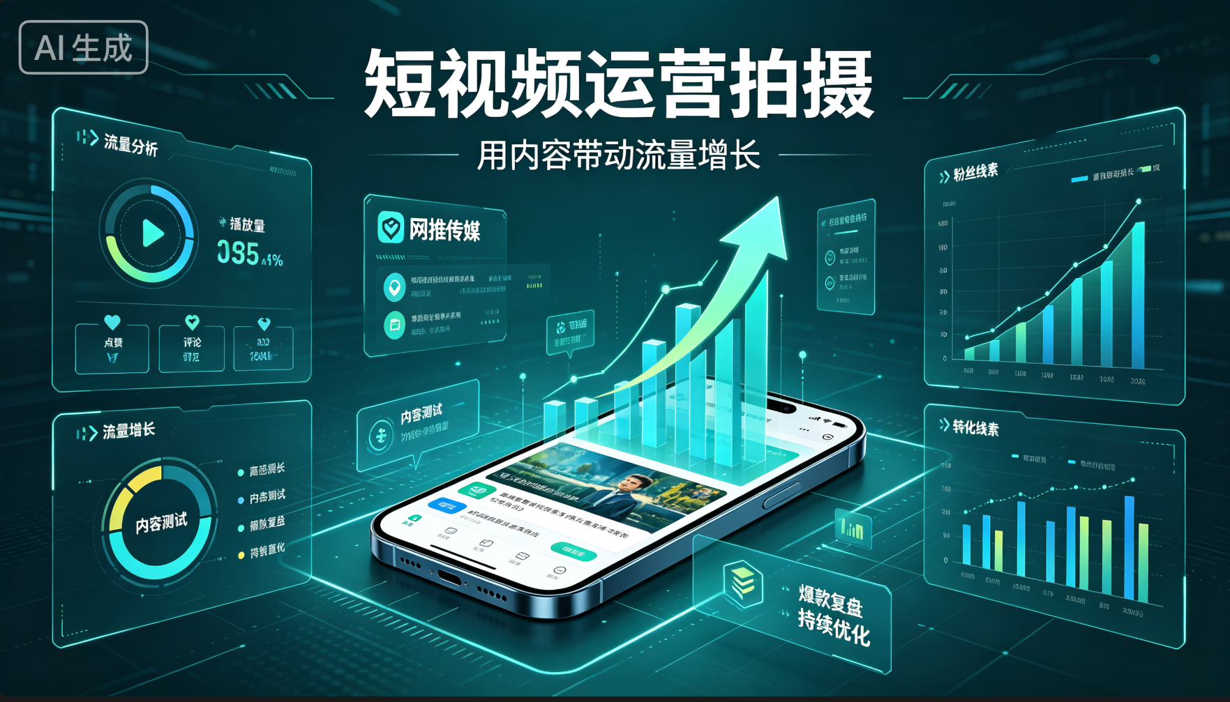 淮安短视频运营宣传图展示专业拍摄与剪辑流程